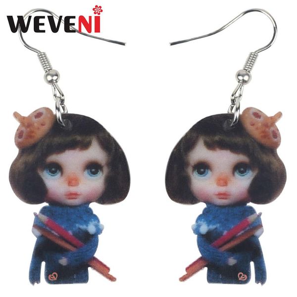 weveni acrylic japanese kimono girl earrings big long dangle drop fashion charms jewelry for women ladies teens gift decoration, Silver
weveni acrylic japanese kimono girl earrings big long dangle drop fashion charms jewelry for women ladies teens gift decoration, Silver