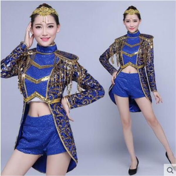 new blue sequins gold tassel jacket short birthday celebrate outfit bar women singer show prom dance outfit set, Black;red
new blue sequins gold tassel jacket short birthday celebrate outfit bar women singer show prom dance outfit set, Black;red