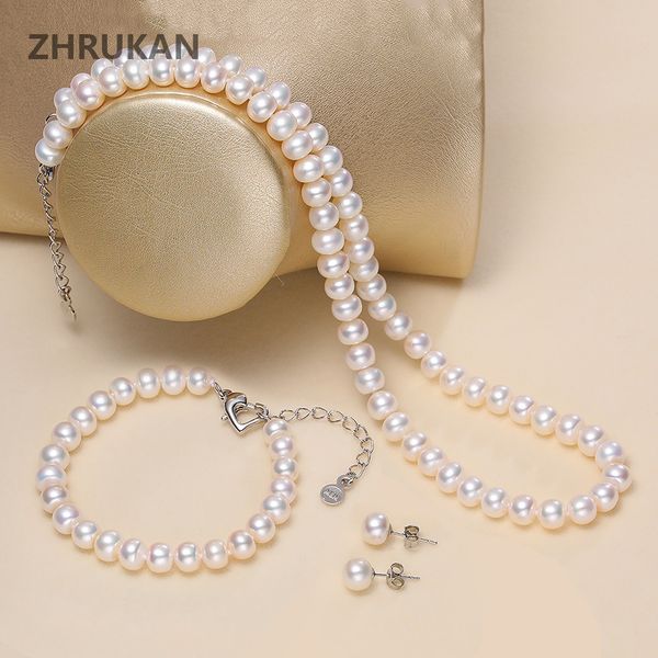 genuine natural freshwater pear jewelry set 925 sterling silver pearl necklace bracelet stud earrings for women fashion gift, Black
genuine natural freshwater pear jewelry set 925 sterling silver pearl necklace bracelet stud earrings for women fashion gift, Black