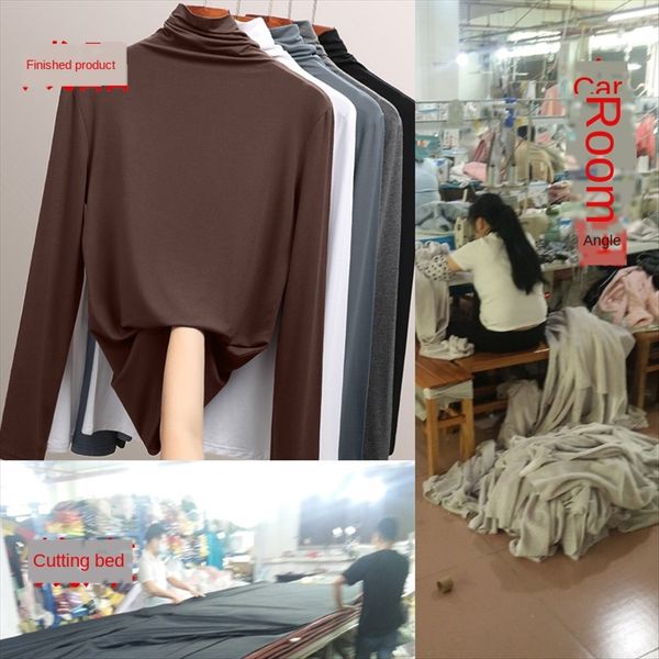 modal half-high collar base women's long sleeve 2019 t- with t-shirt shirt solid color thickened students, White
modal half-high collar base women's long sleeve 2019 t- with t-shirt shirt solid color thickened students, White