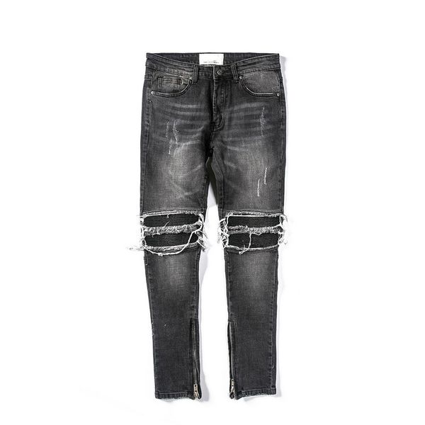 high street locomotive leather men skinny jeans plus size men clothes streetwear hip hop distressed jeans, Blue
high street locomotive leather men skinny jeans plus size men clothes streetwear hip hop distressed jeans, Blue