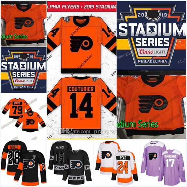79 Carter Hart 2019 Stadium Series Jerseys 28 Claude Giroux 14 Sean Couturier 17 Wayne Simmonds Philadelphia Flyers 37 Brian Elliott
79 Carter Hart 2019 Stadium Series Jerseys 28 Claude Giroux 14 Sean Couturier 17 Wayne Simmonds Philadelphia Flyers 37 Brian Elliott