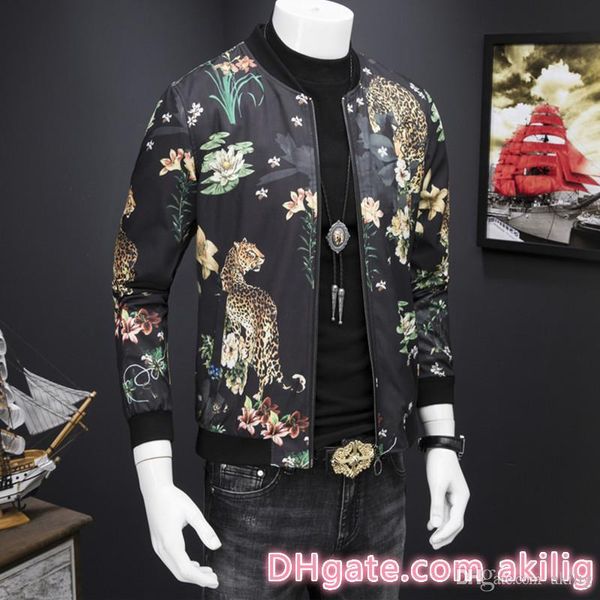 european style flower embroidered leopard collar designer clothes fashion zipper jacketblackcolors optional men's jacket f, Black;brown
european style flower embroidered leopard collar designer clothes fashion zipper jacketblackcolors optional men's jacket f, Black;brown