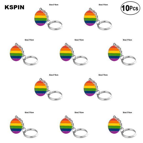 gay pride key ring lapel pin flag badge brooch pins badges 10pcs a lot, Gray