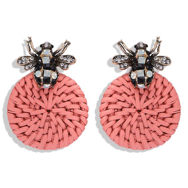 new trendy fashion luxury designer exaggerated beautiful diamond colorful crystal fujijo braided cute bee stud earrings for woman, Golden;silver
new trendy fashion luxury designer exaggerated beautiful diamond colorful crystal fujijo braided cute bee stud earrings for woman, Golden;silver