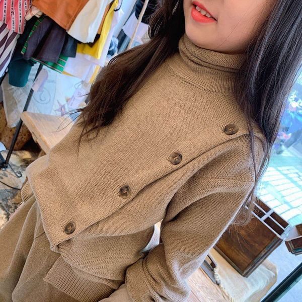 new autumn and winter high-collar pullover girls sweater fashion baby girls basic sweater kids winter for girls, Blue
new autumn and winter high-collar pullover girls sweater fashion baby girls basic sweater kids winter for girls, Blue