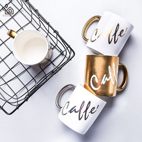 mugs entertime electro-plating ceramic coffee mug with silver/gold handle milk cups drinkware
mugs entertime electro-plating ceramic coffee mug with silver/gold handle milk cups drinkware