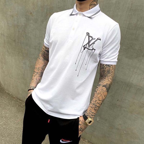 summer fashion brand men's high-quality designer t-shirt european round neck hip-hop t-shirt 100% cotton short-sleeved men's cloth, White;black
summer fashion brand men's high-quality designer t-shirt european round neck hip-hop t-shirt 100% cotton short-sleeved men's cloth, White;black