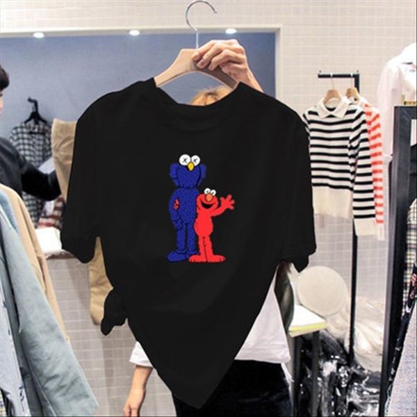 sesame street printed t-shirt women's short sleeve loose t-shirt outfit student clothes student wear 2020ins fashionable top, White
sesame street printed t-shirt women's short sleeve loose t-shirt outfit student clothes student wear 2020ins fashionable top, White