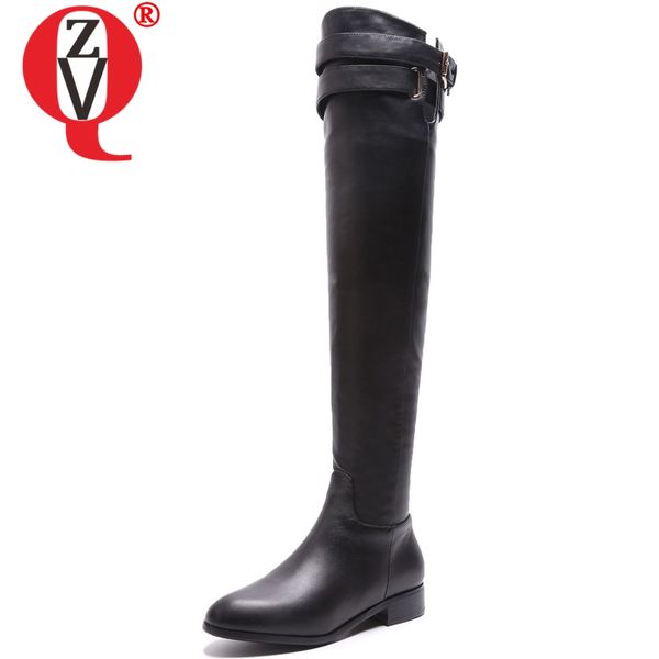 zvq women shoes 2019 winter new concise casual genuine leather boots low square heel zip round toe black outside over knee boots
zvq women shoes 2019 winter new concise casual genuine leather boots low square heel zip round toe black outside over knee boots