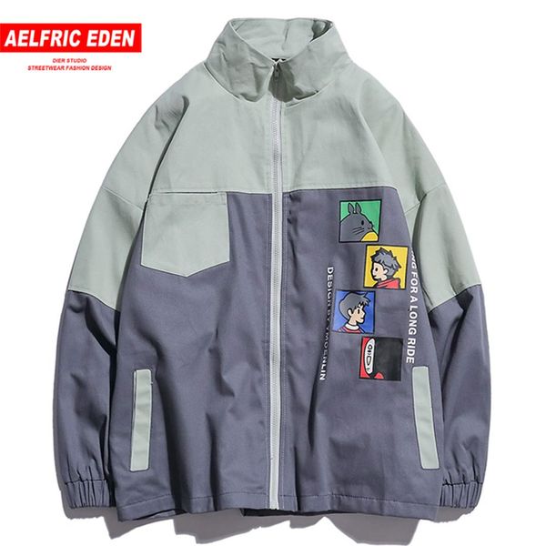 aelfric eden patchwork cartoon printed mens jackets streetwear harajuku fashion male hip hop casual cotton oversized coats, Black;brown
aelfric eden patchwork cartoon printed mens jackets streetwear harajuku fashion male hip hop casual cotton oversized coats, Black;brown