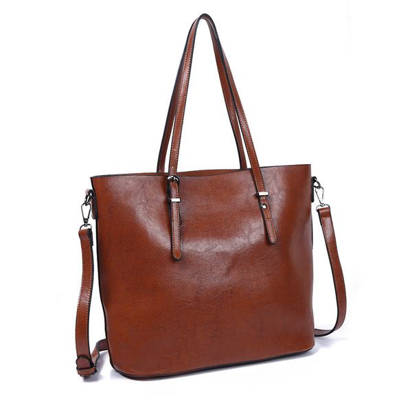 2020 new style bag women's simple fashion oil wax leather tote bag shoulder cross portable women's
2020 new style bag women's simple fashion oil wax leather tote bag shoulder cross portable women's