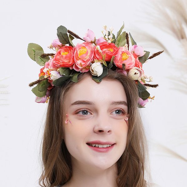 hiyong 2019 sell flower crown festival flower crown for head women brides wedding hair accessories 6.69 inch, Golden;white
hiyong 2019 sell flower crown festival flower crown for head women brides wedding hair accessories 6.69 inch, Golden;white