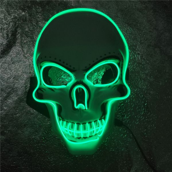 led lighting holloween holiday mask cosplay skull mens womens masks hollow out pure color prom party costume accessories, Silver
led lighting holloween holiday mask cosplay skull mens womens masks hollow out pure color prom party costume accessories, Silver