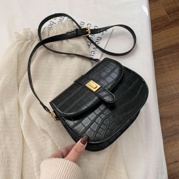 women's bag 2020 new ladies shoulder bag solid color retro messenger fashion crocodile pattern saddle wallet women
women's bag 2020 new ladies shoulder bag solid color retro messenger fashion crocodile pattern saddle wallet women