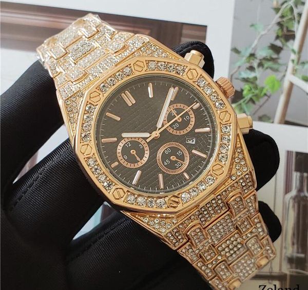 relogio masculino diamond men women watches fashion black dial calendar gold bracelet folding clasp male 2020 gifts couples, Slivery;brown
relogio masculino diamond men women watches fashion black dial calendar gold bracelet folding clasp male 2020 gifts couples, Slivery;brown