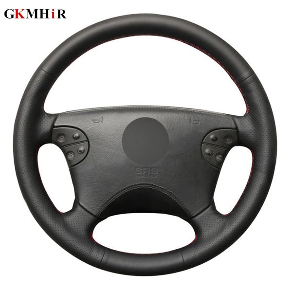 hand-stitched black artificial leather car steering wheel cover for - w210 e-class e320 2000 2001 2002
hand-stitched black artificial leather car steering wheel cover for - w210 e-class e320 2000 2001 2002