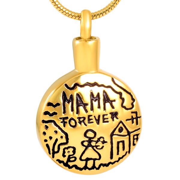 z185 gold and black mama forever love round stainless steel cremation urn jewellry from ashes keepsake memorial pendant jewelry - engravab, Silver
z185 gold and black mama forever love round stainless steel cremation urn jewellry from ashes keepsake memorial pendant jewelry - engravab, Silver