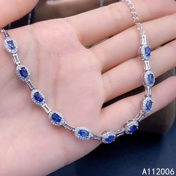kjjeaxcmy fine jewelry 925 sterling silver inlaid natural sapphire bracelet delicate female bracelet support testing, Golden;silver
kjjeaxcmy fine jewelry 925 sterling silver inlaid natural sapphire bracelet delicate female bracelet support testing, Golden;silver