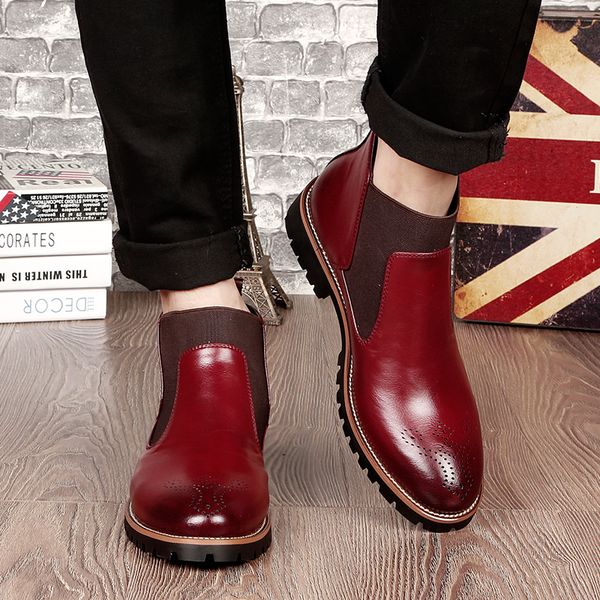 ariari autumn winter leather ankle chelsea boots men shoes with fur warm vintage classic male casual motorcycle boot, Black
ariari autumn winter leather ankle chelsea boots men shoes with fur warm vintage classic male casual motorcycle boot, Black
