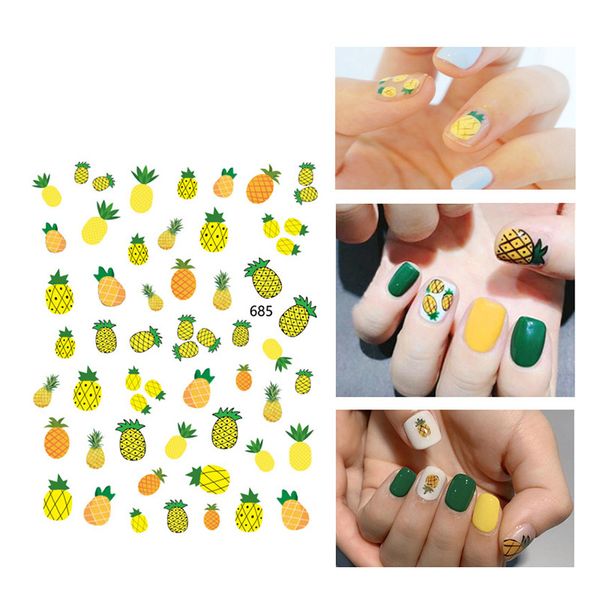 1pcs nail decal sticker fruit pineapple watermelon lemon pattern nail sticker manicure art dropshipping tslm1, Black
1pcs nail decal sticker fruit pineapple watermelon lemon pattern nail sticker manicure art dropshipping tslm1, Black