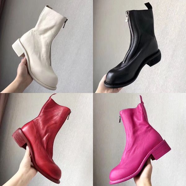 women's boots ankle spring shoes knee high berets summer ins autumn winter cow leather shoes woman ankle boots zip round toe, Black
women's boots ankle spring shoes knee high berets summer ins autumn winter cow leather shoes woman ankle boots zip round toe, Black