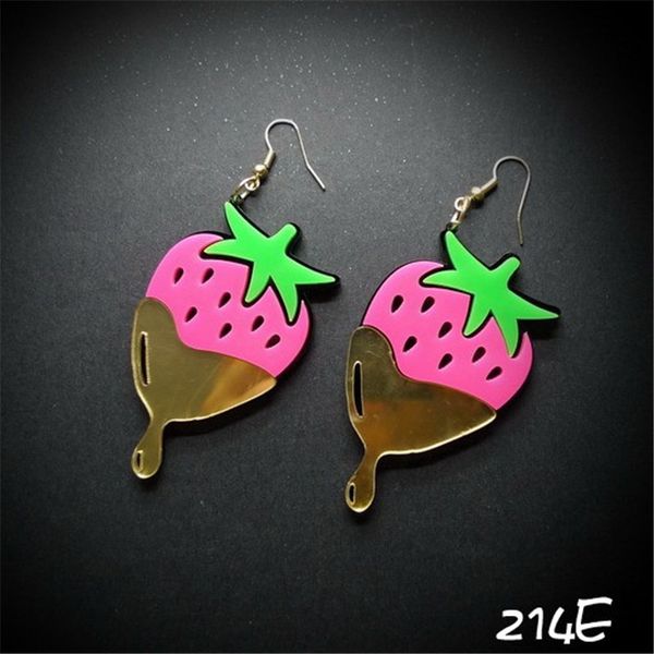 fashion sweet acrylic cartoon strawberry fruit shaped stud earrings for women girls charm jewelry gift pendientes brincos, Silver
fashion sweet acrylic cartoon strawberry fruit shaped stud earrings for women girls charm jewelry gift pendientes brincos, Silver