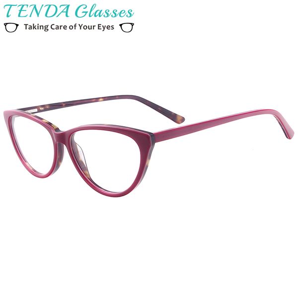 women cat eye glasses acetate full rim spectacle frame for prescription degree lenses myopia reading multifocal, Black
women cat eye glasses acetate full rim spectacle frame for prescription degree lenses myopia reading multifocal, Black