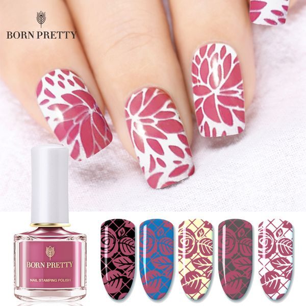 born pretty 6ml nail stamping polish withered rose stamping series lacquer pink purple manicure nail art plate printing polish
born pretty 6ml nail stamping polish withered rose stamping series lacquer pink purple manicure nail art plate printing polish