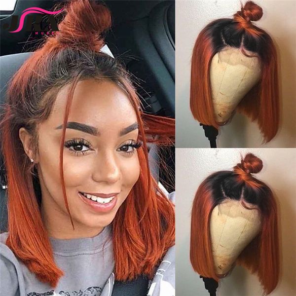 lace wigs ombre 1b straight front human hair short bob wigs13*4 frontal wig for women pre plucked bleached knots with baby, Black;brown
lace wigs ombre 1b straight front human hair short bob wigs13*4 frontal wig for women pre plucked bleached knots with baby, Black;brown