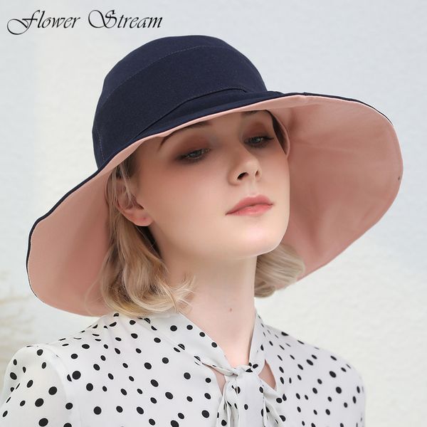 new big brim cotton foldable fashion fisherman hat female summer travel wild simple basin cap, Blue;gray
new big brim cotton foldable fashion fisherman hat female summer travel wild simple basin cap, Blue;gray