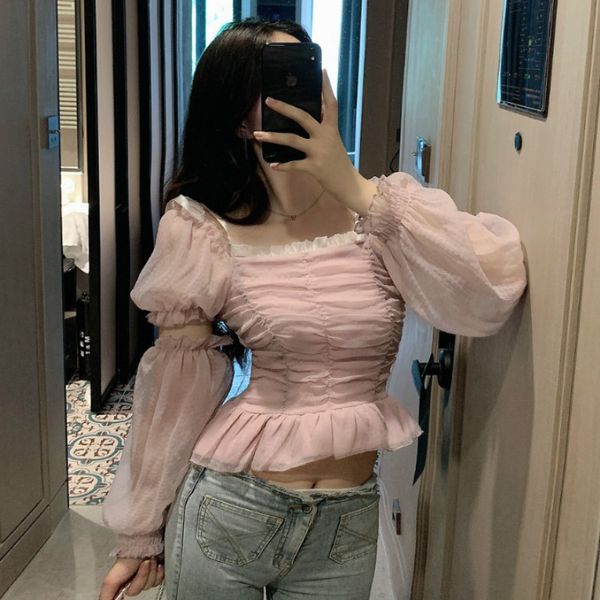 nana fashion womens clothing store square collar design sense lantern sleeve chiffon shirt super fairy wood ear puff sleeve shirt fashion, White;black
nana fashion womens clothing store square collar design sense lantern sleeve chiffon shirt super fairy wood ear puff sleeve shirt fashion, White;black