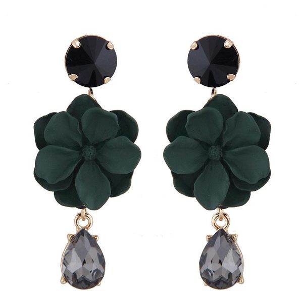 2019 flower stud earrings for women korean long water drop earing crystal brincos fashion jewelry luxury statement earrings, Silver
2019 flower stud earrings for women korean long water drop earing crystal brincos fashion jewelry luxury statement earrings, Silver