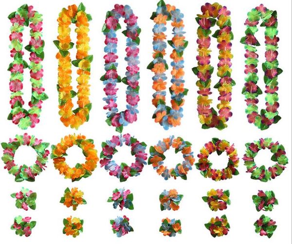 hawaii 4pcs set hawaiian flower headpiece leis necklace bracelets headband set kids adults luau party wedding decoration event supplies
hawaii 4pcs set hawaiian flower headpiece leis necklace bracelets headband set kids adults luau party wedding decoration event supplies