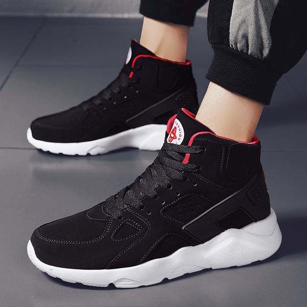 men casual shoes brand men fashion high booties sneakers non-slip zapatillas hombre tenis masculino adulto ankle boots, Black
men casual shoes brand men fashion high booties sneakers non-slip zapatillas hombre tenis masculino adulto ankle boots, Black