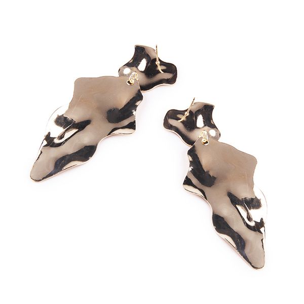 wholesale- unique special designer exaggerated irregular geometry metal pendant stud earrings for women girls, Golden;silver
wholesale- unique special designer exaggerated irregular geometry metal pendant stud earrings for women girls, Golden;silver