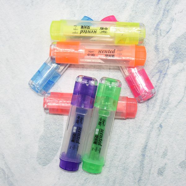 7colors / box creative highlighter marker cute kawaii graffiti full of fruit aroma marker pen student learning stationery, Black;red
7colors / box creative highlighter marker cute kawaii graffiti full of fruit aroma marker pen student learning stationery, Black;red