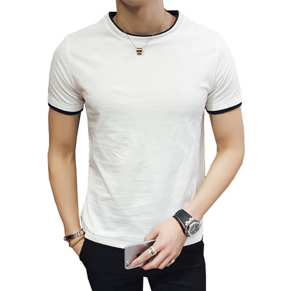 2019 new summer men's t-shirt casual solid short sleeve t shirt mens cotton o-neck slim fit t shirt men tees 5xl, White;black
2019 new summer men's t-shirt casual solid short sleeve t shirt mens cotton o-neck slim fit t shirt men tees 5xl, White;black