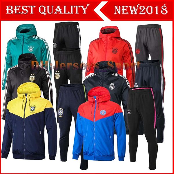 Germany rain jacket kit full zipper windbreaker 18 19 pant coat real madrid pari track uit hoodie plu football hirt et
Germany rain jacket kit full zipper windbreaker 18 19 pant coat real madrid pari track uit hoodie plu football hirt et