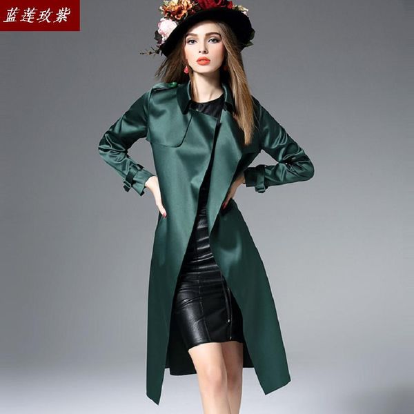 women's 2019 new autumn temperament windbreak coats office lady fashion slim solid long sleeve medium-length trench female coat, Tan;black
women's 2019 new autumn temperament windbreak coats office lady fashion slim solid long sleeve medium-length trench female coat, Tan;black