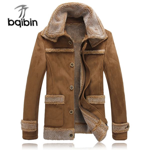 men jacket faux leather jackets and coats for winter thick warm patchwork outwear brand clothing casual suede man coat, Black
men jacket faux leather jackets and coats for winter thick warm patchwork outwear brand clothing casual suede man coat, Black