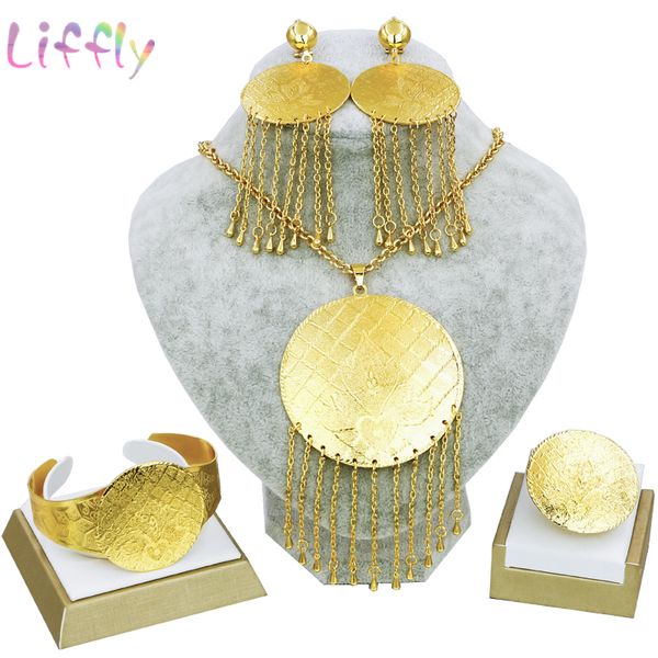 african fashion women jewelry setsround shape pendant exaggerated style big necklace bracelet earrings ring wedding jewelry set, Silver
african fashion women jewelry setsround shape pendant exaggerated style big necklace bracelet earrings ring wedding jewelry set, Silver