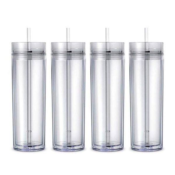 16oz acrylic straight cup tall skinny tumbler 480ml double wall clear water cups with lid and straw kettle
16oz acrylic straight cup tall skinny tumbler 480ml double wall clear water cups with lid and straw kettle