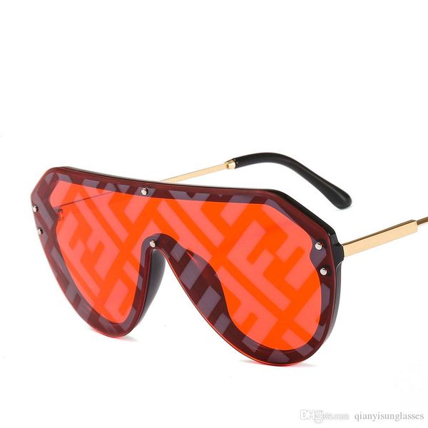 new sunglasses oversized sunglasses womens sunglasses siamese personality colorful fashion match cool sun glasses 14 colors, White;black
new sunglasses oversized sunglasses womens sunglasses siamese personality colorful fashion match cool sun glasses 14 colors, White;black