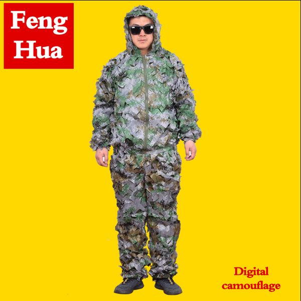 digital camouflage outdoor work uniform camouflage cs training uniform hunting pants hooded jacket, Camo;black
digital camouflage outdoor work uniform camouflage cs training uniform hunting pants hooded jacket, Camo;black