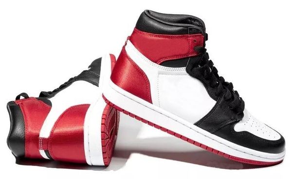 2019 new 1 satin black toe basketball shoes men women 1s satin wmns white red sports sneakers with box
2019 new 1 satin black toe basketball shoes men women 1s satin wmns white red sports sneakers with box