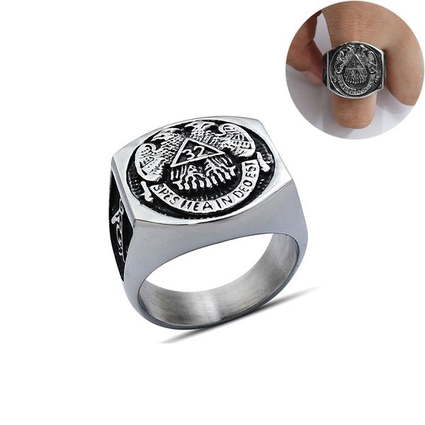 retro stainless steel personality fashion domineering empire double engraving silver ring engraving square double-headed eagle men's ri, Golden;silver
retro stainless steel personality fashion domineering empire double engraving silver ring engraving square double-headed eagle men's ri, Golden;silver
