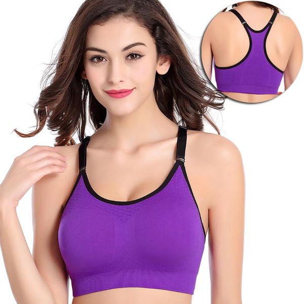 seamless sports bra women padded push up sports yoga bra underwear shockproof running fitness wirebras#, White;black
seamless sports bra women padded push up sports yoga bra underwear shockproof running fitness wirebras#, White;black