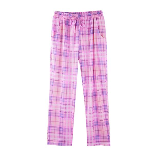 fashion plaid home sleep nightwear street pants women bottoms spring autumn drawstring full length loose casual trousers, Black;red
fashion plaid home sleep nightwear street pants women bottoms spring autumn drawstring full length loose casual trousers, Black;red