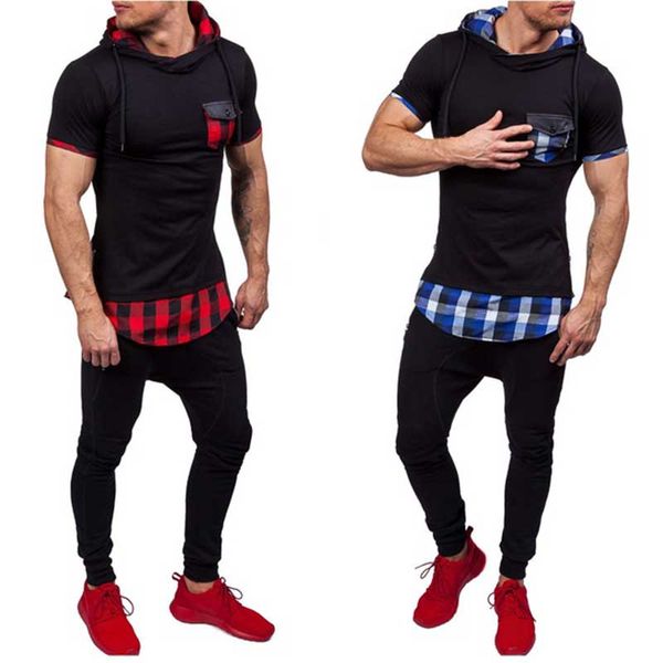 2020 new fashion men hoodies hip hop mens patchwork collar pullover short sleeve hoodie sweatshirt slim fit men, Black
2020 new fashion men hoodies hip hop mens patchwork collar pullover short sleeve hoodie sweatshirt slim fit men, Black